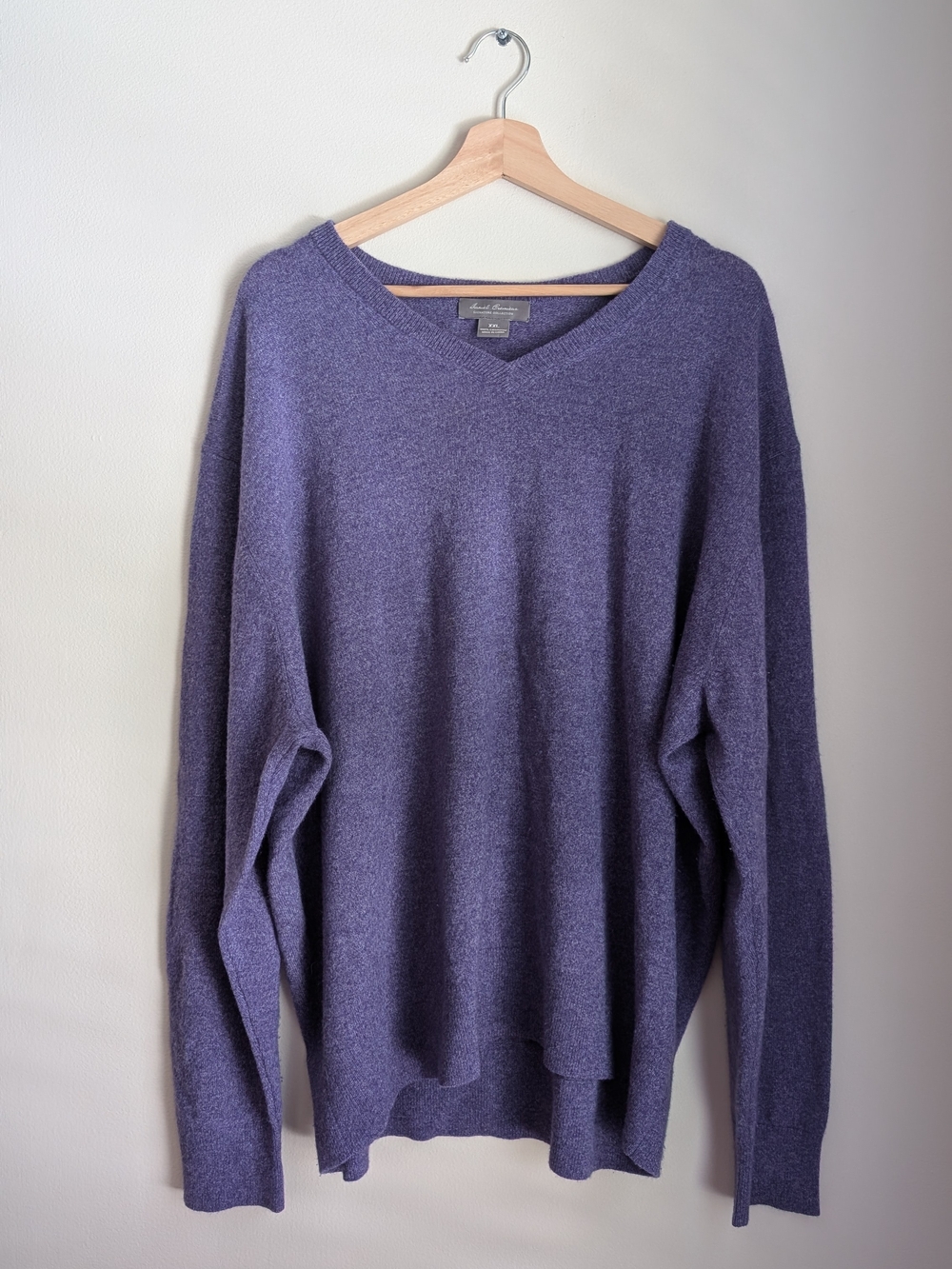 Daniel Cremieux Men's V-Neck Sweater in Purple